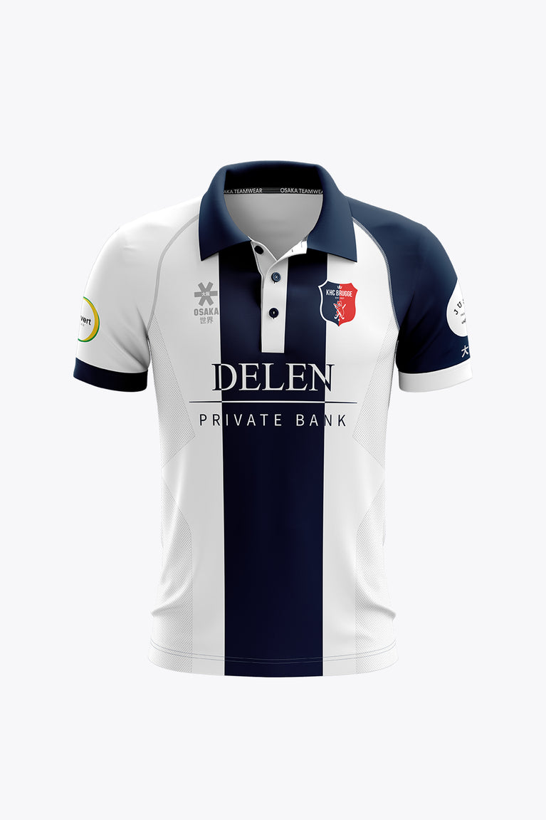 KHC Brugge Men Polo Jersey - White/Navy