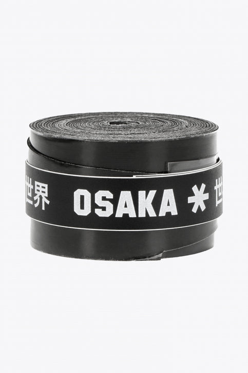 Osaka Overgrip | Black Osaka overgrip black in packaging. Front view
