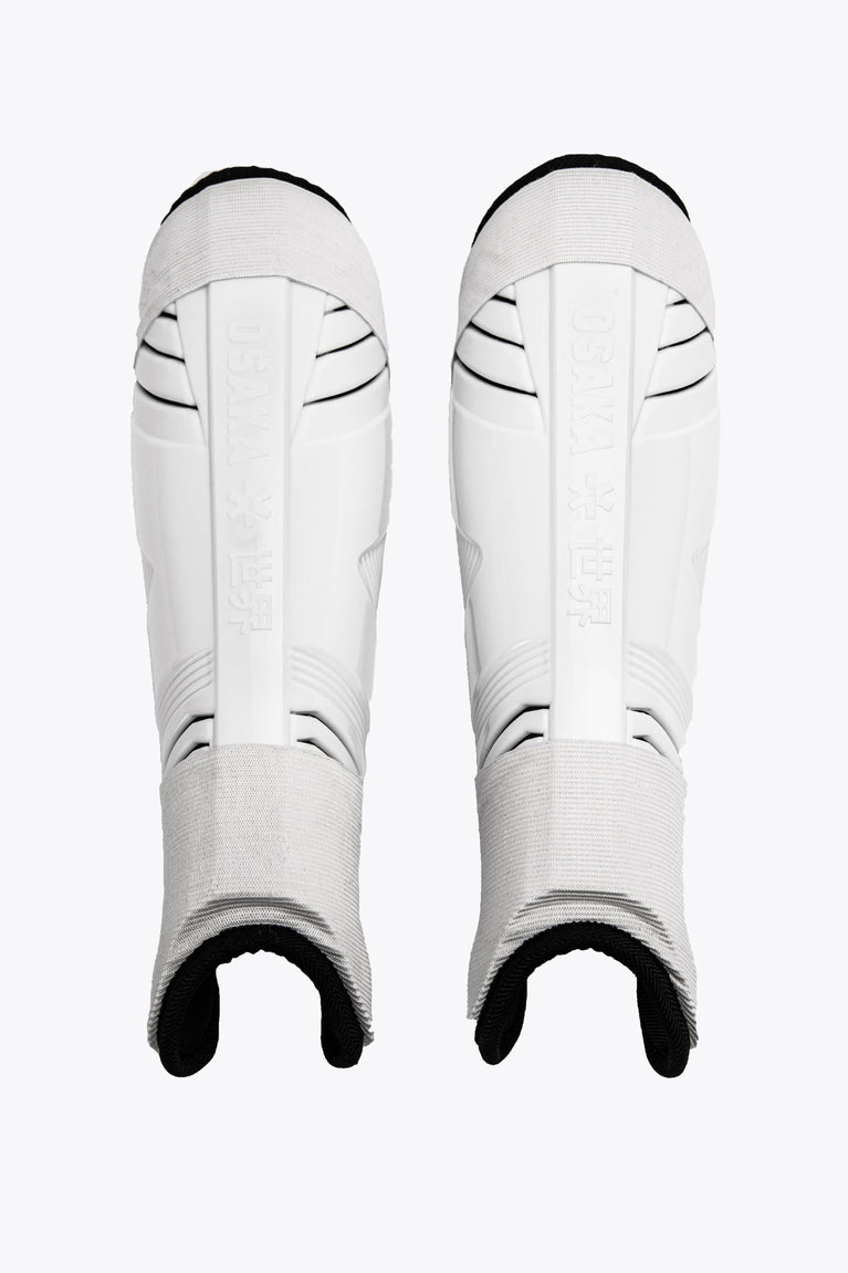 Osaka Hockey Shinguard | White-Black