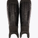 Osaka black shinguard with logo. Front view