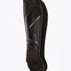 Osaka black shinguard with logo. Side view
