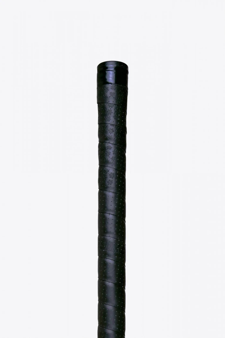Osaka perforated black soft touch grip. on stick