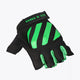 Osaka Tekko glove green and black with logo. front view