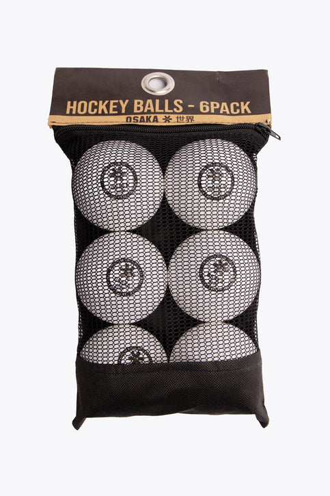 Osaka hockey balls 6 pack in packaging