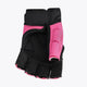 Hockey glove in black and pink, padded fingers with open palm