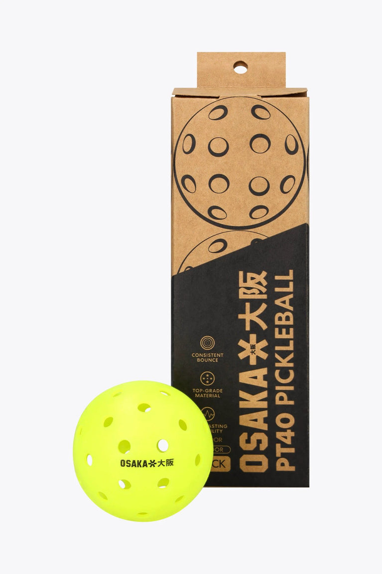 Osaka Osaka Pickleball Balls PT40 | Fluorescent Lime - Pickleballs Accessories