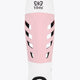Yibbi Elite hockey shinguard in pastel pink and white with black edges and vents