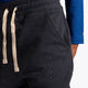 Osaka kids sweatpants grey. Detail view logo