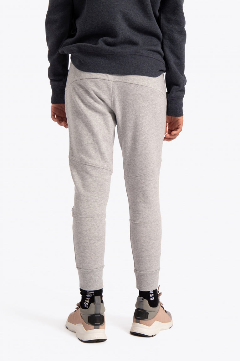 Osaka kids sweatpants grey. Back view
