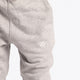 Osaka kids sweatpants grey. Detail view logo