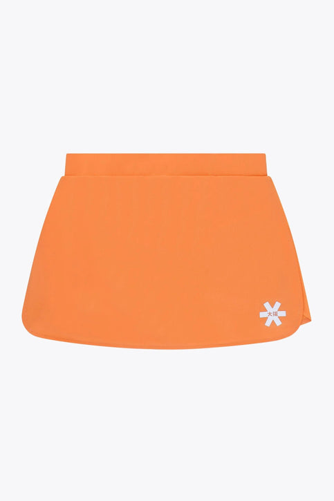 Osaka Women Ball Skort | Orange Osaka women ball skort in orange with logo in white. Front flatlay view