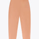 Osaka women sweatpants in peach with logo in white. Back flatlay view