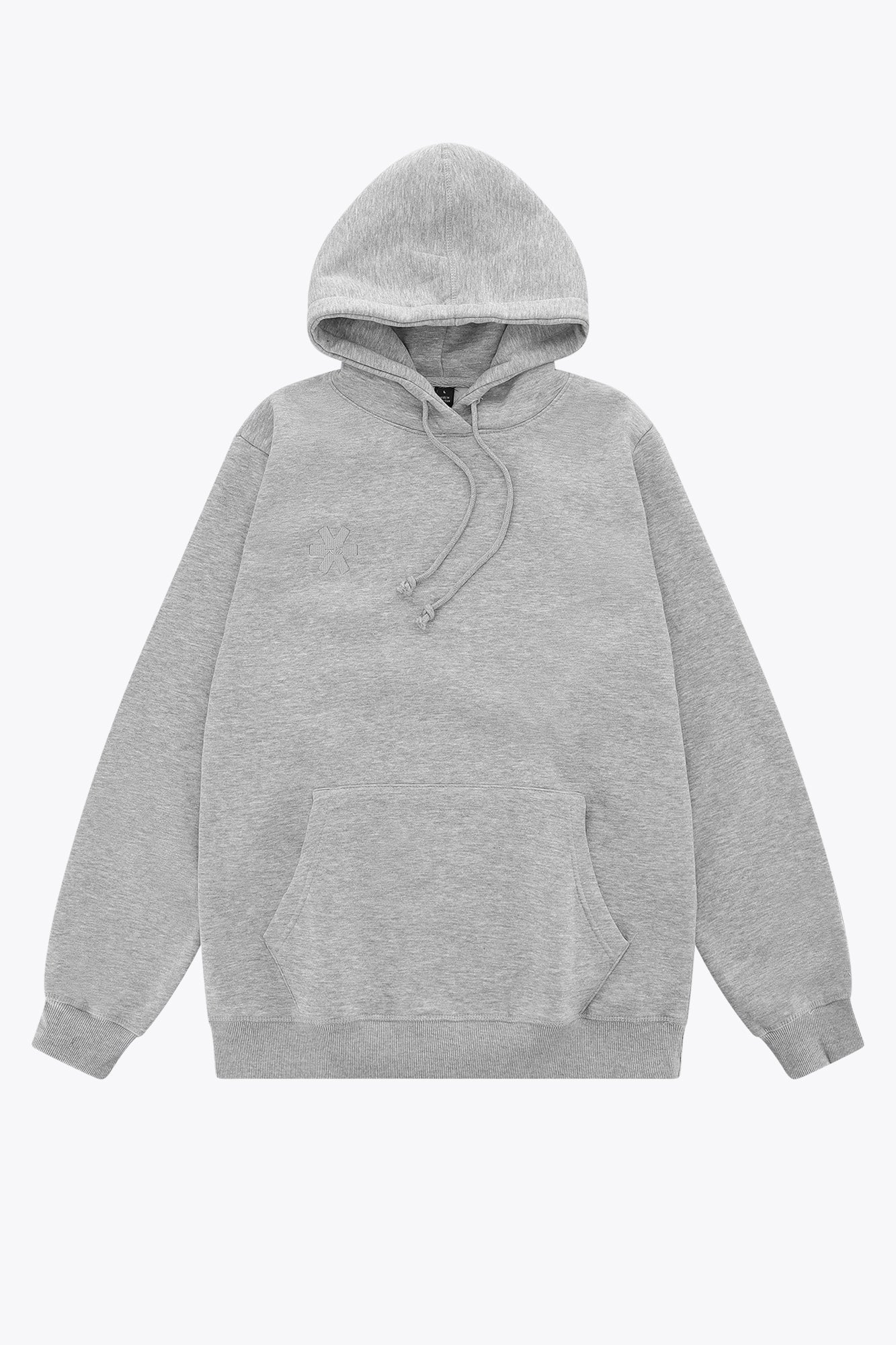 Osaka Unisex Hoodie Basic Grey Melange Osaka World1