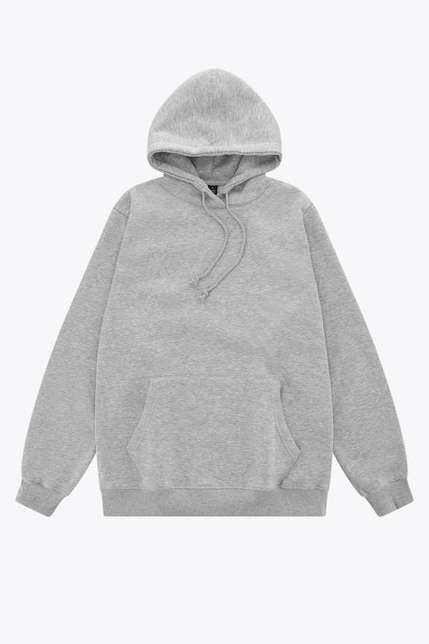 Osaka Unisex Hoodie Basic | Grey Melange Osaka Osaka Unisex Hoodie Basic | Grey Melange - Hoodies Apparel