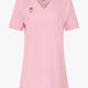 Osaka Osaka Women V-Neck Tech Dress | Fondant Pink - Activewear Apparel