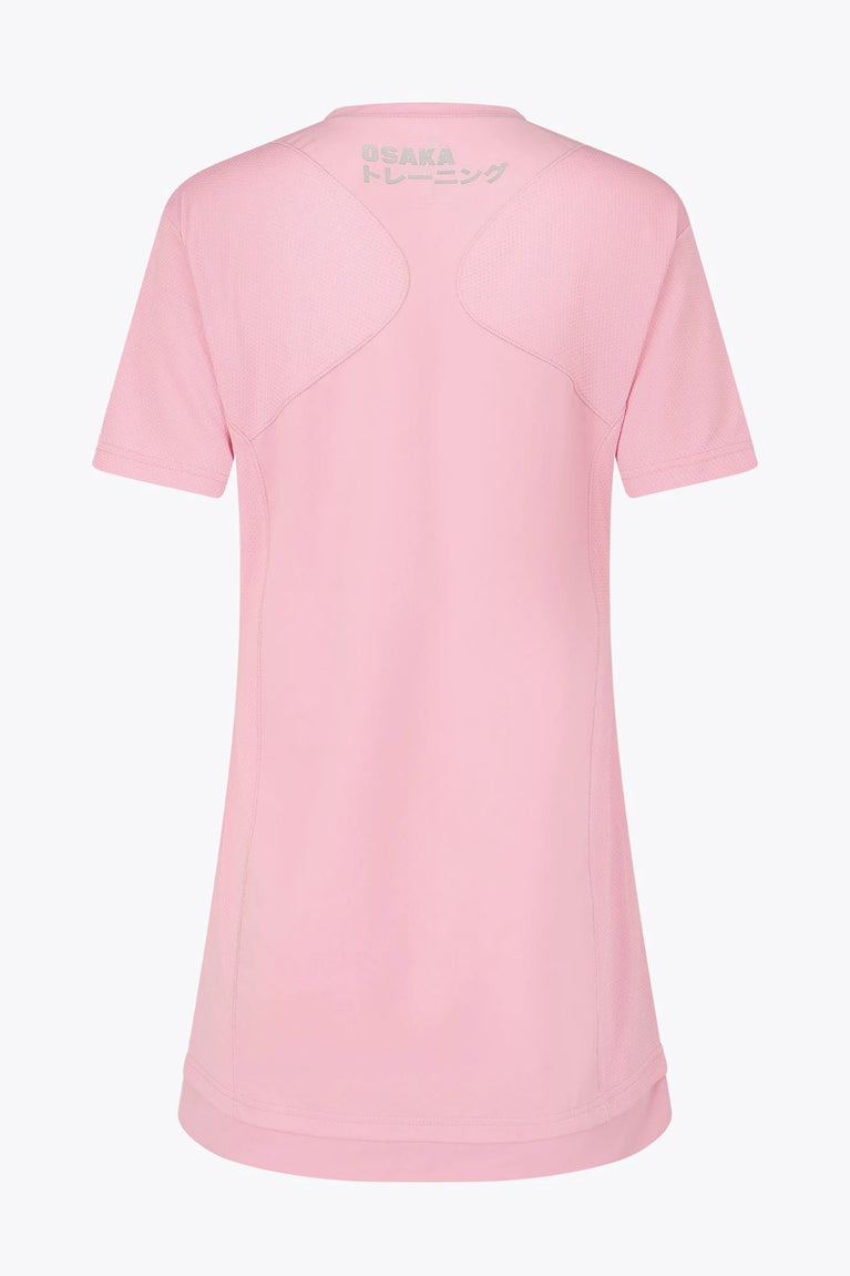 Osaka Osaka Women V-Neck Tech Dress | Fondant Pink - Activewear Apparel