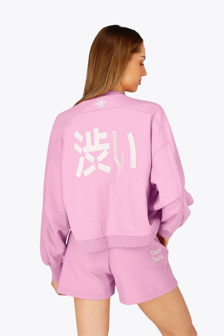 Osaka Osaka Women Cropped Sweater | Begonia Pink - Sweaters Apparel