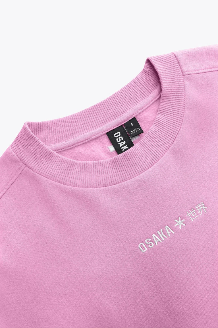 Osaka Osaka Women Cropped Sweater | Begonia Pink - Sweaters Apparel