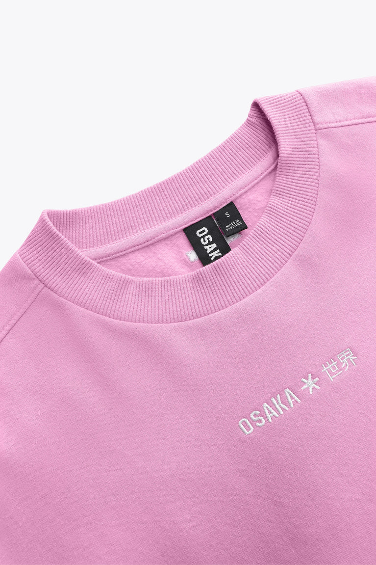 Osaka Women Cropped Sweater | Begonia Pink