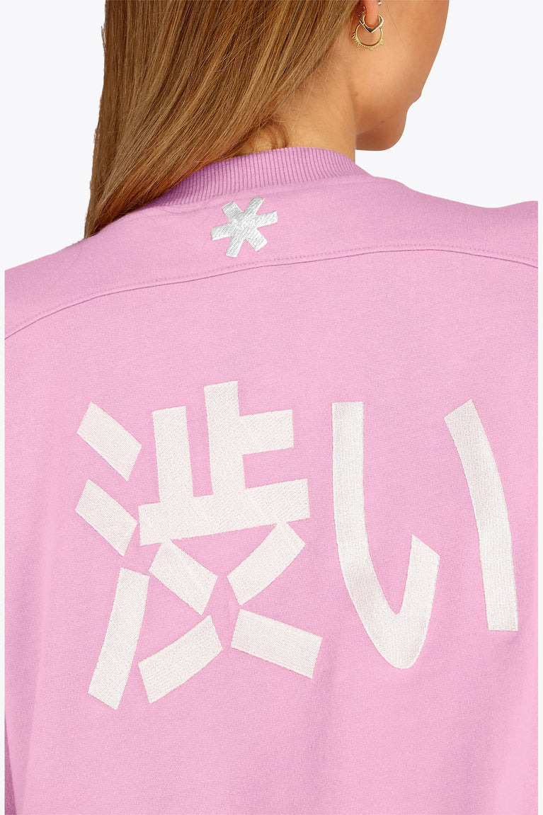 Osaka Women Cropped Sweater | Begonia Pink