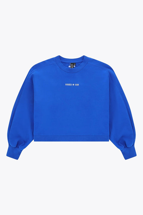Osaka Women Cropped Sweater | Princess Blue Osaka Osaka Women Cropped Sweater | Princess Blue - Sweaters Apparel