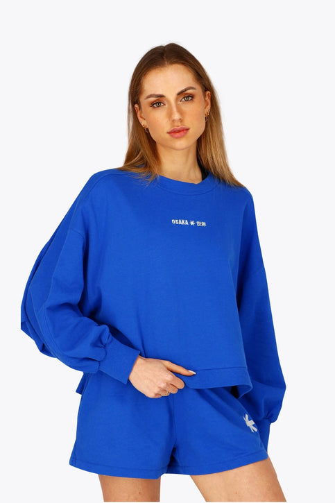 Osaka Women Cropped Sweater | Princess Blue Osaka Osaka Women Cropped Sweater | Princess Blue - Sweaters Apparel