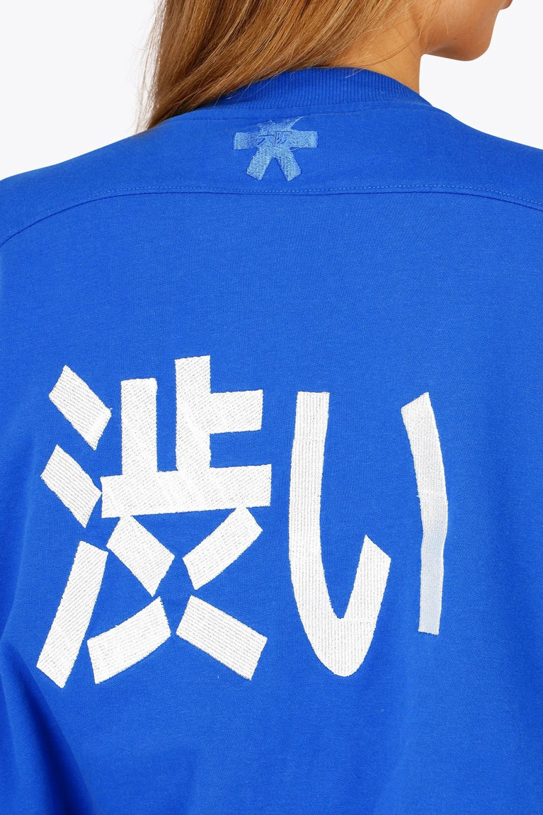 Osaka Osaka Women Cropped Sweater | Princess Blue - Sweaters Apparel