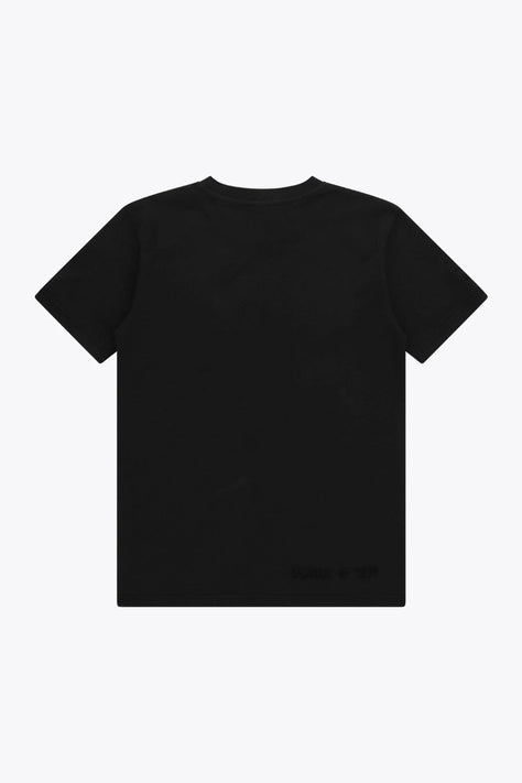 Osaka Unisex Tee Basic | Black Black unisex crew-neck T-shirt with short sleeves
