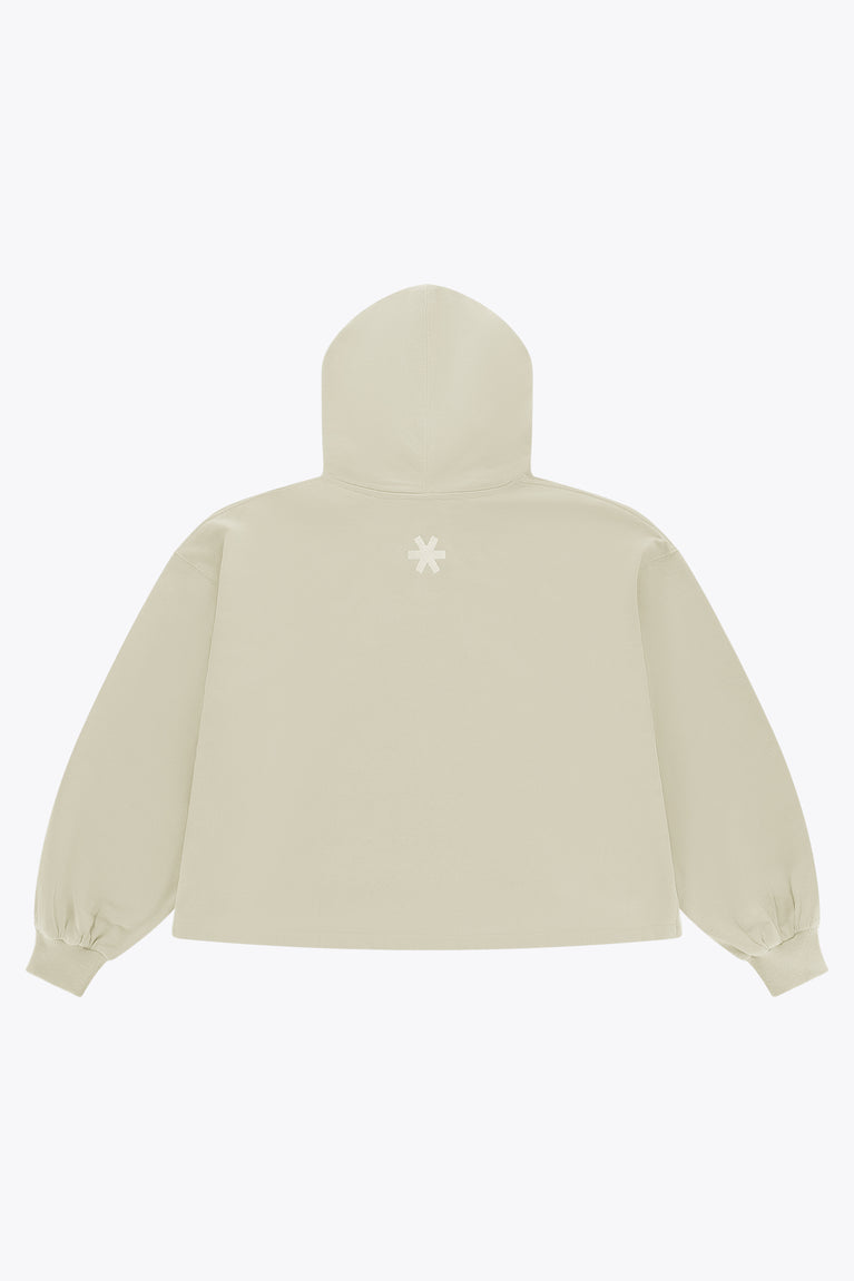 Osaka Women Cropped Hoodie | Warm Grey