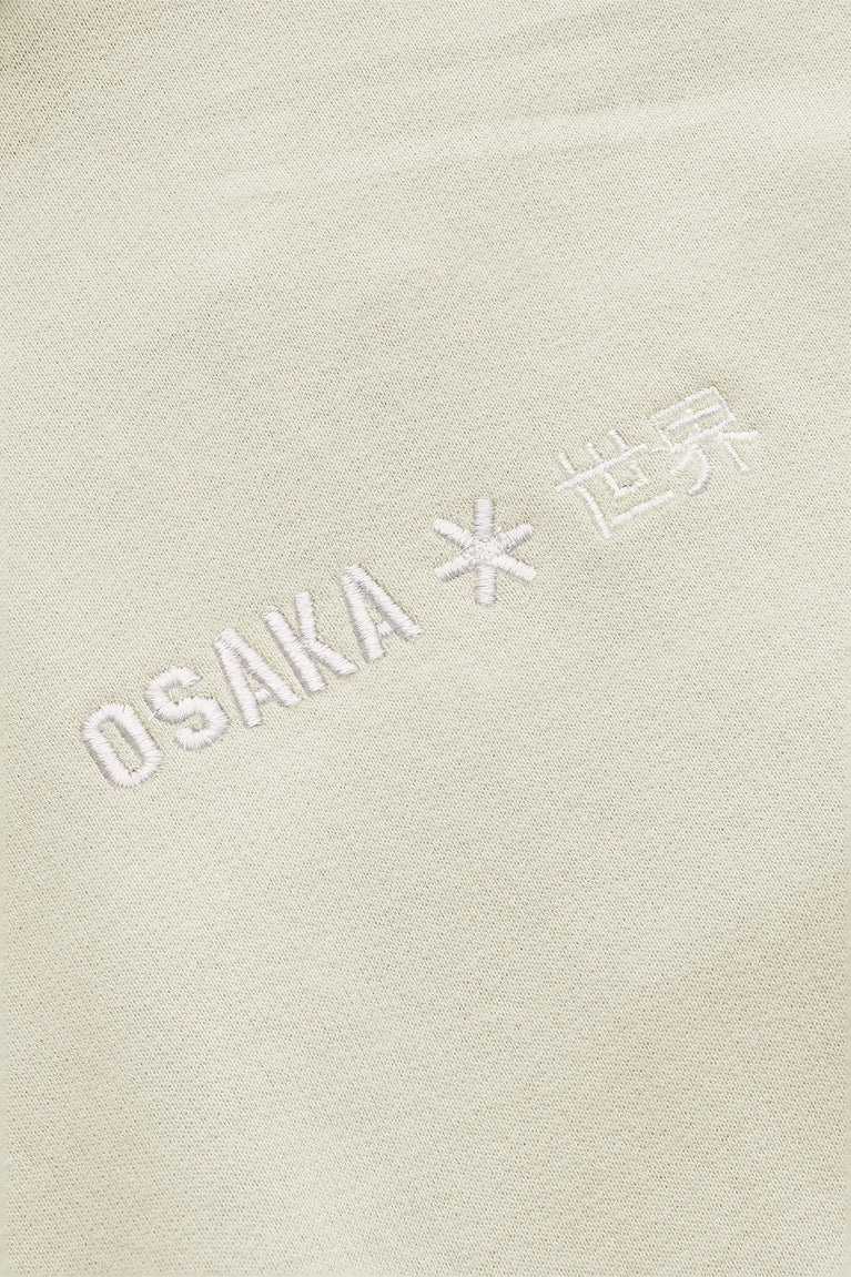 Osaka Women Cropped Hoodie | Warm Grey