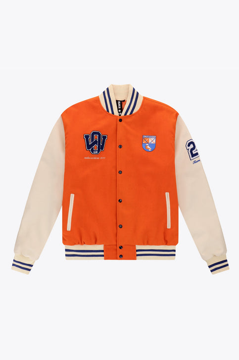 Bloemendaal Varsity Jacket | Orange Bloemendaal Varsity Jacket | Orange