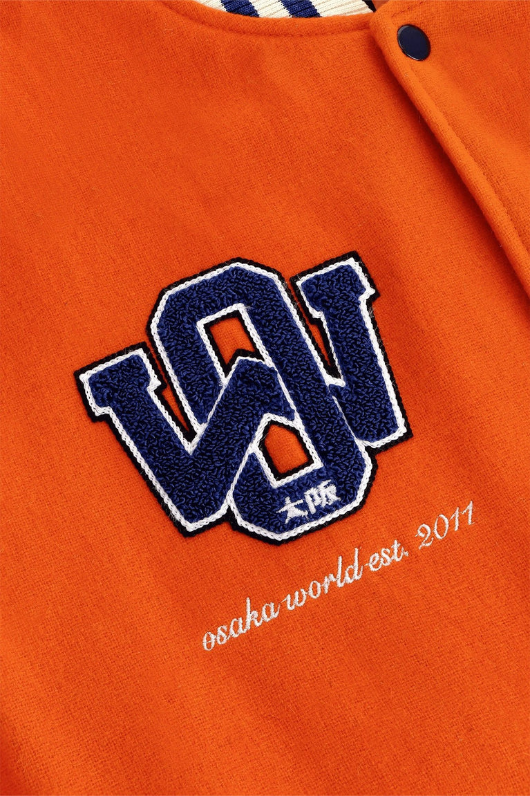 Osaka Bloemendaal Varsity Jacket | Orange - Sports Uniforms Apparel
