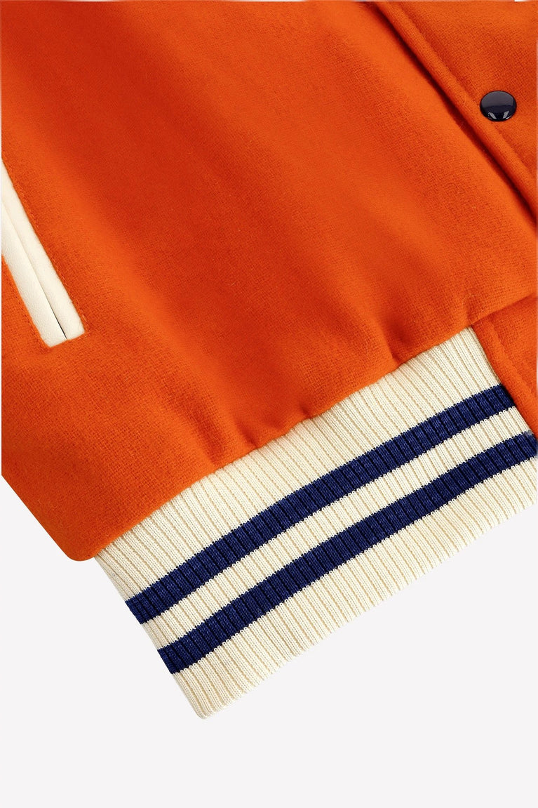 Osaka Bloemendaal Varsity Jacket | Orange - Sports Uniforms Apparel