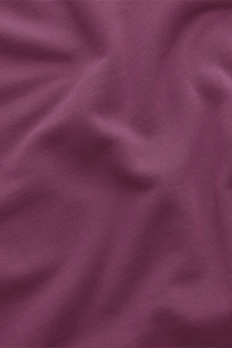 Osaka Osaka Women Cropped Half Zip Sweater | Cherry Lacquer - Sweaters Apparel