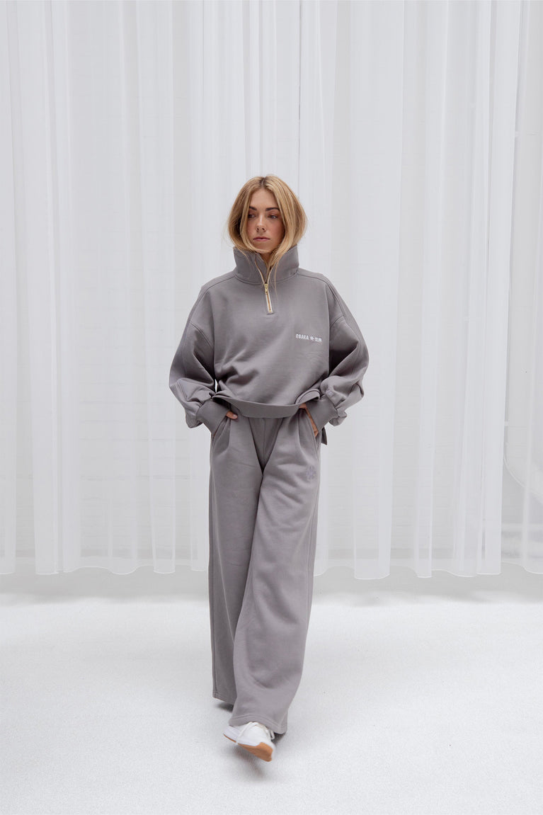 Osaka Osaka Women Sweatpants Wide Leg | Cloudburst - Sweatpants Apparel