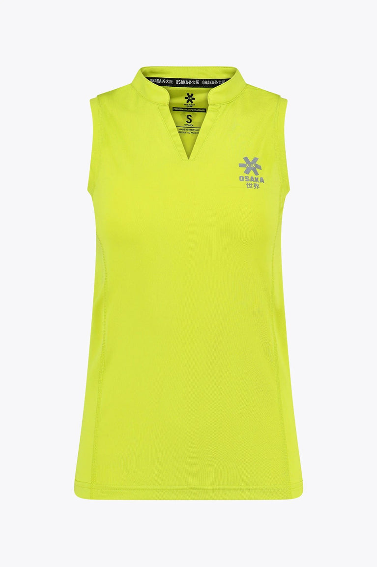 Osaka Osaka Women Court Tank Top | Acid Lime - Activewear Tops Apparel