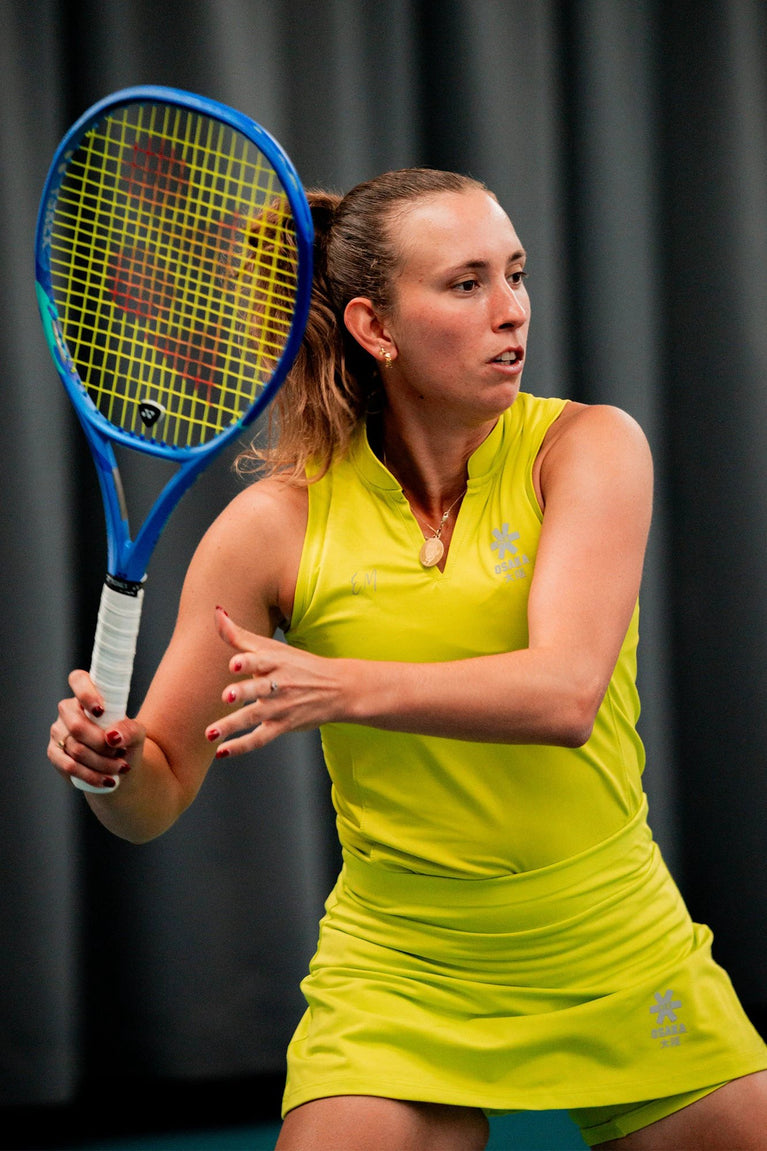 Osaka Osaka Women Court Tank Top | Acid Lime - Activewear Tops Apparel