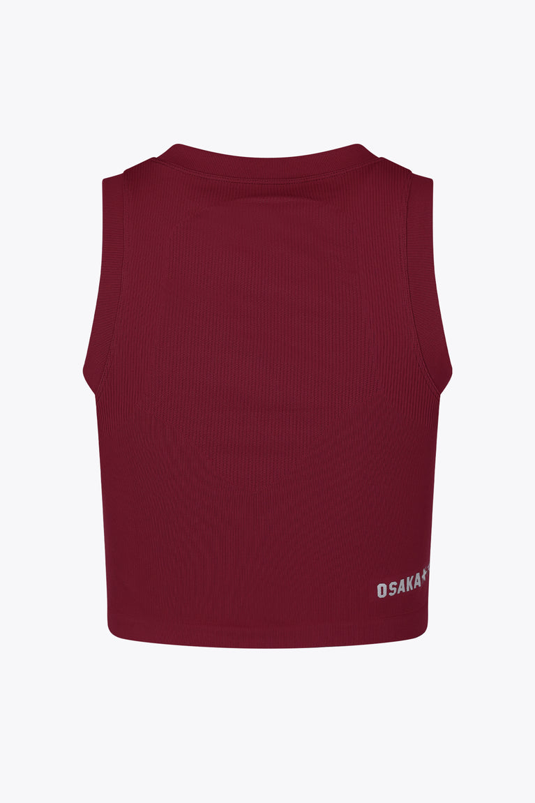 Osaka Osaka Women Tech Tank | Cherry Lacquer - Activewear Tops Apparel