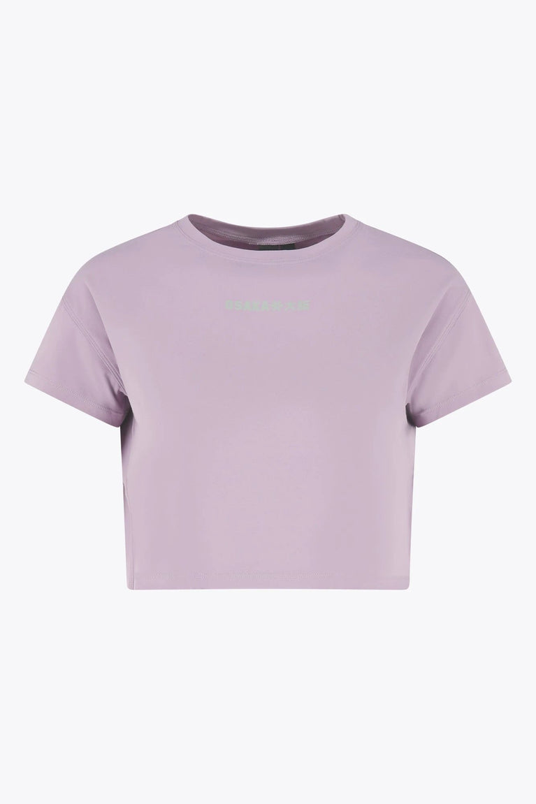 Osaka Osaka Women Loose Cropped Tee | Purple - T-Shirts Apparel