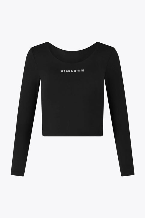 Osaka Women Cropped Long Sleeve Tee | Black Osaka Osaka Women Cropped Long Sleeve Tee | Black - T-Shirts Apparel