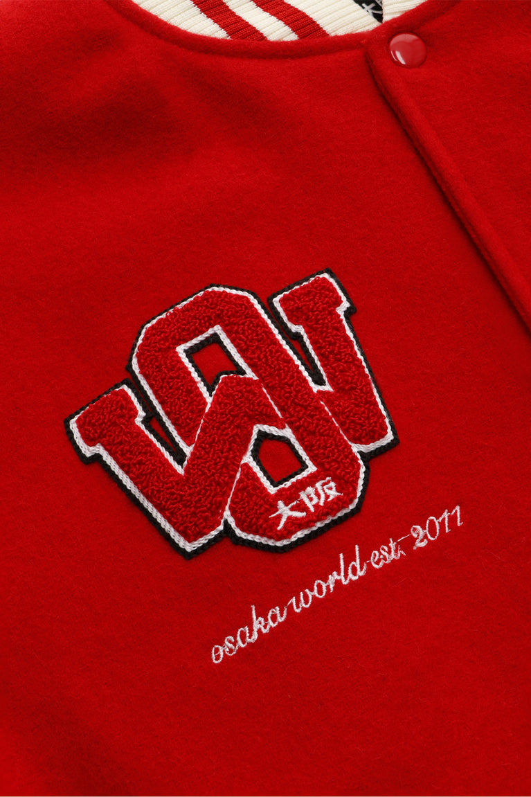 Official Belgium Varsity Jacket | Red