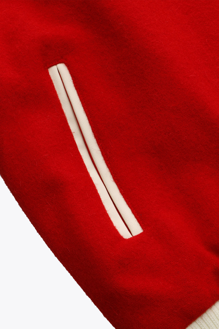Official Belgium Varsity Jacket | Red