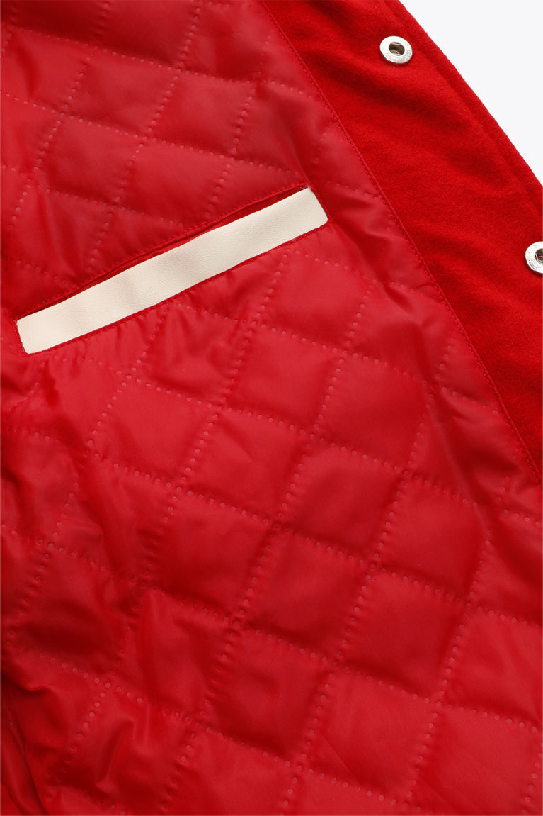 Official Belgium Varsity Jacket | Red