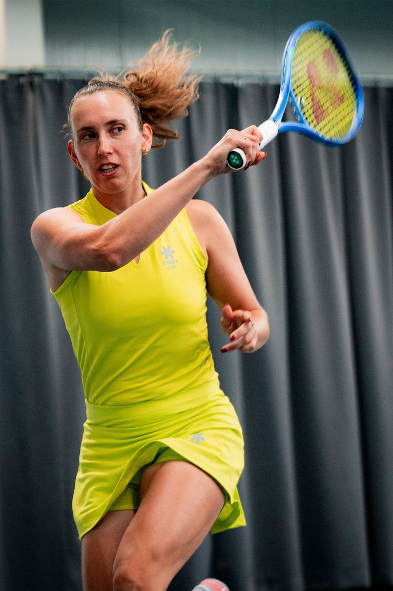 Osaka Osaka Women Floucy Skort | Acid Lime - Skorts Apparel