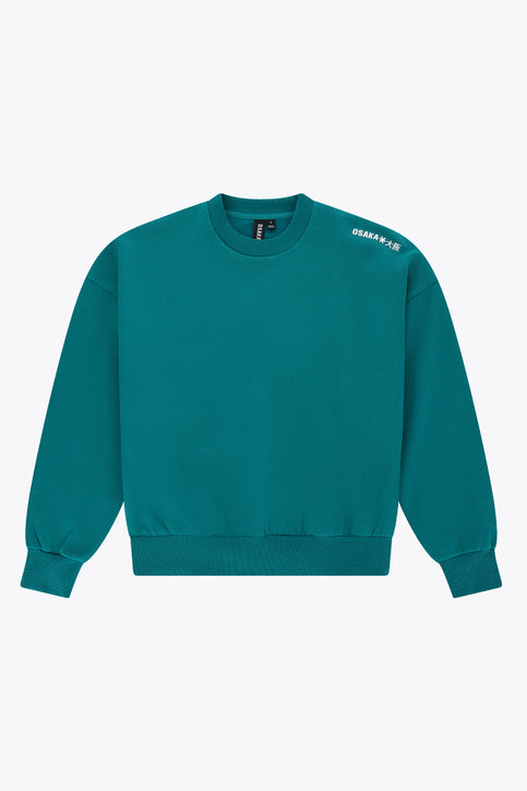 Osaka Men Boxy Sweater | Transformative Teal Osaka Men Boxy Sweater | Transformative Teal