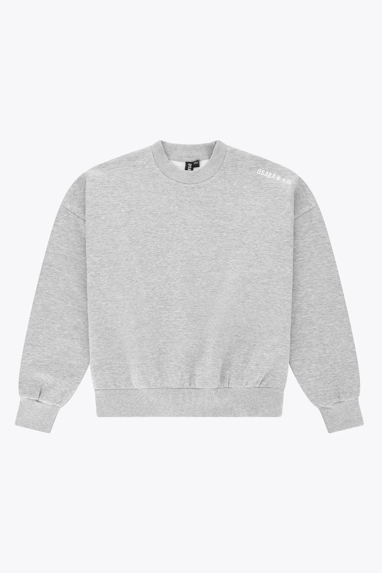 Osaka Osaka Men Boxy Sweater | Heather Grey - Sweaters Apparel