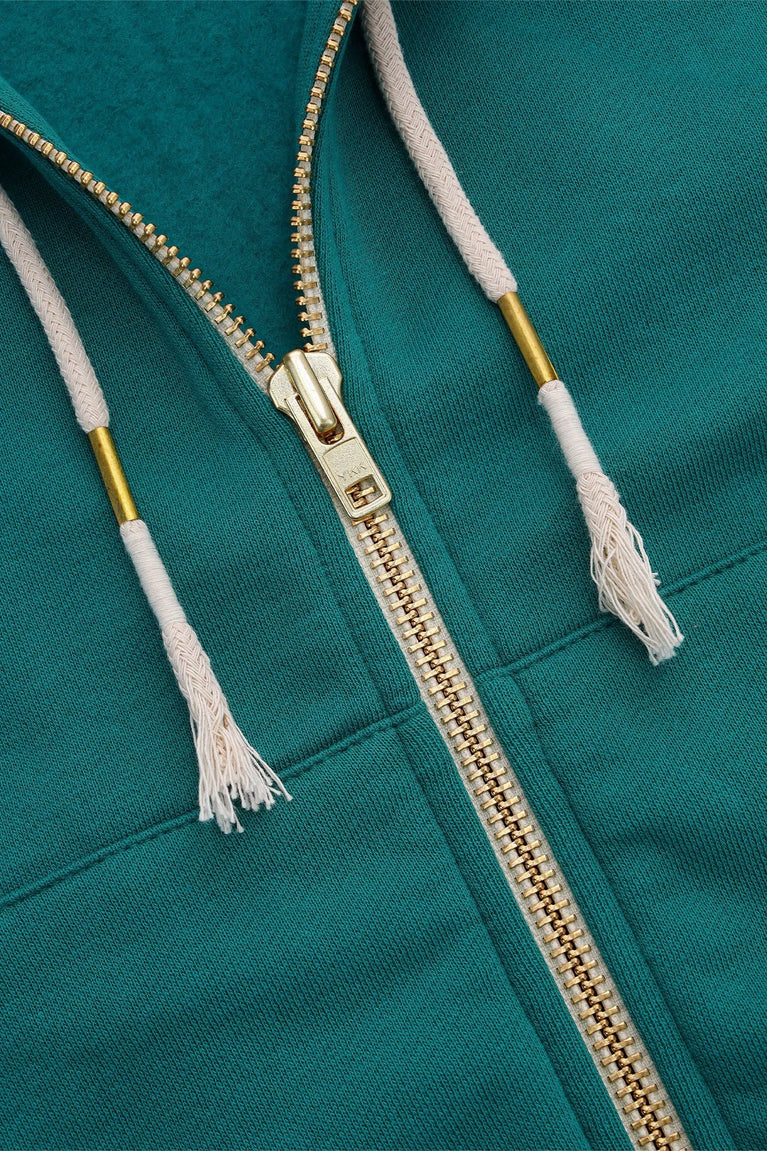 Osaka Osaka Men Full Zip Hoodie | Transformative Teal - Hoodies Apparel