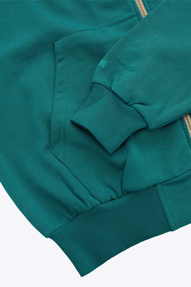 Osaka Men Full Zip Hoodie | Transformative Teal