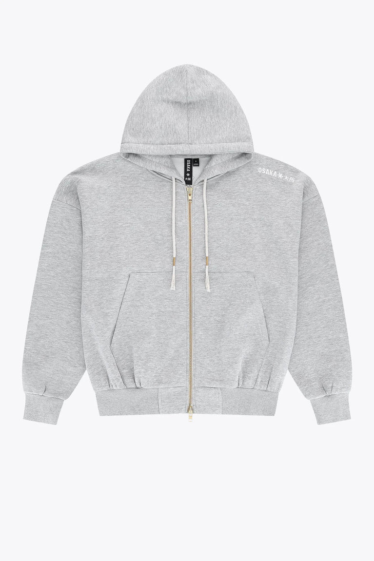 Osaka Osaka Men Full Zip Hoodie | Heather Grey - Hoodies Apparel