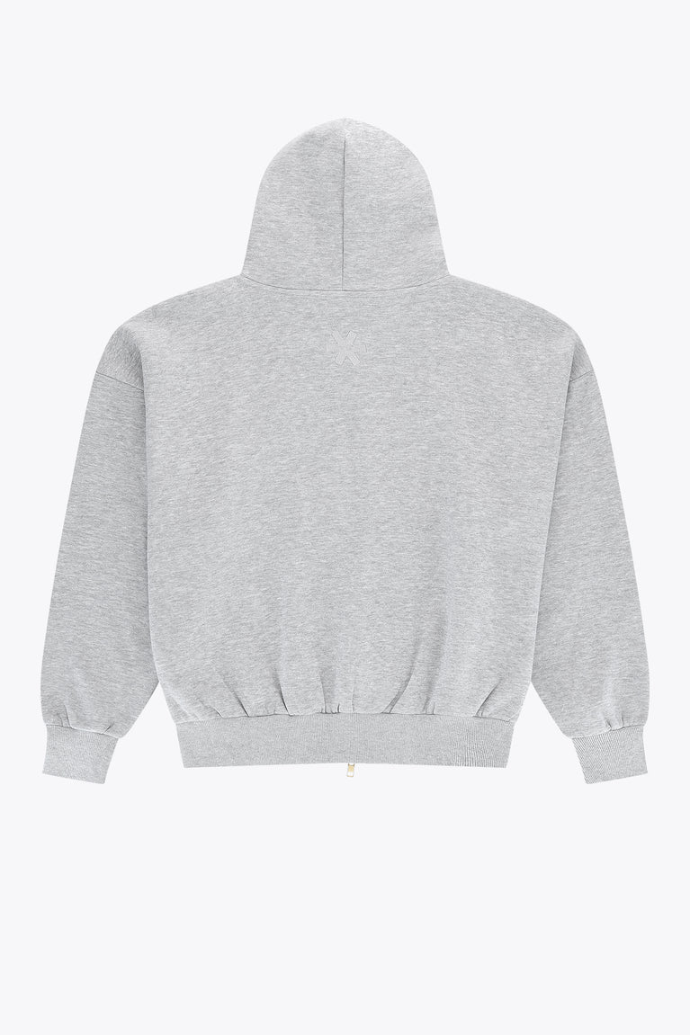 Osaka Men Full Zip Hoodie | Heather Grey
